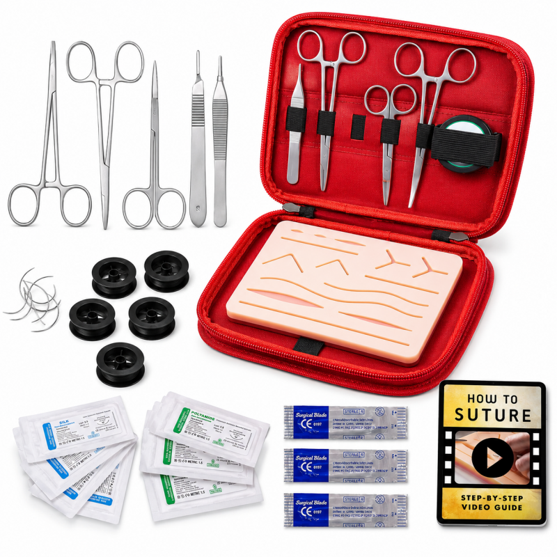 Suture Mastery Kit: Practice with Confidence and Precision + Exclusive Training Course for Junior residents
