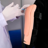 Upper Intramuscular Injection Trainer Bundle (Electronic Upper Injection Arm + 7-Part Muscular Arm) | Myaskro