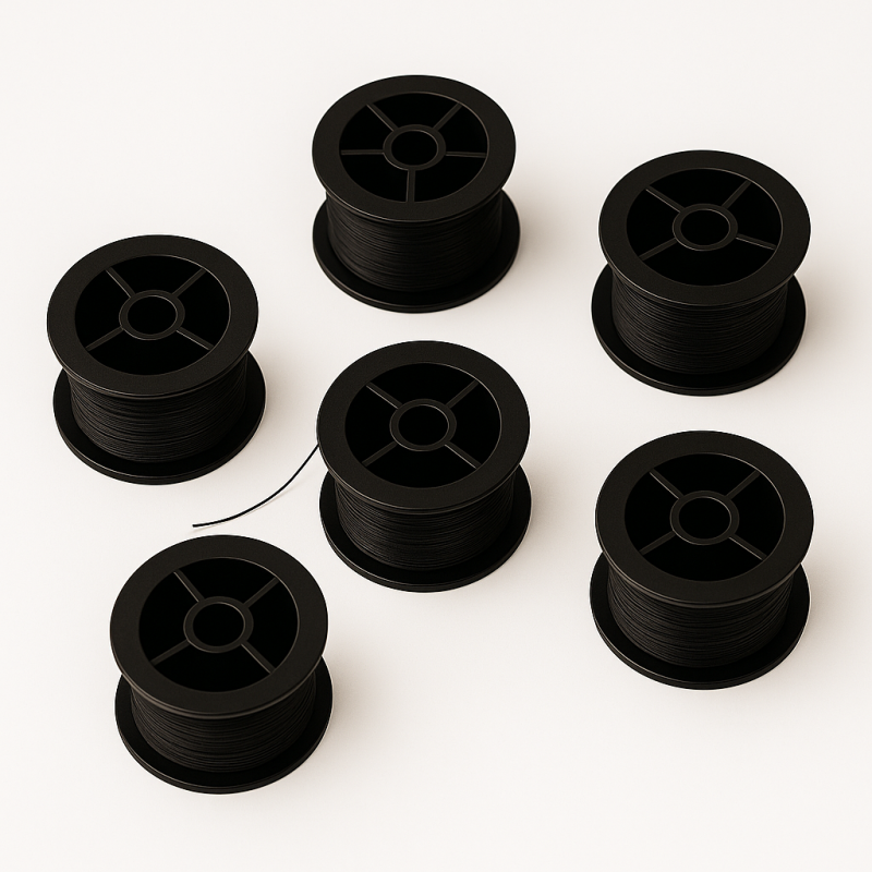 Suture Thread Reels – Pack of 6 (Sterile Silk, No.2 | 22 Meters Each)