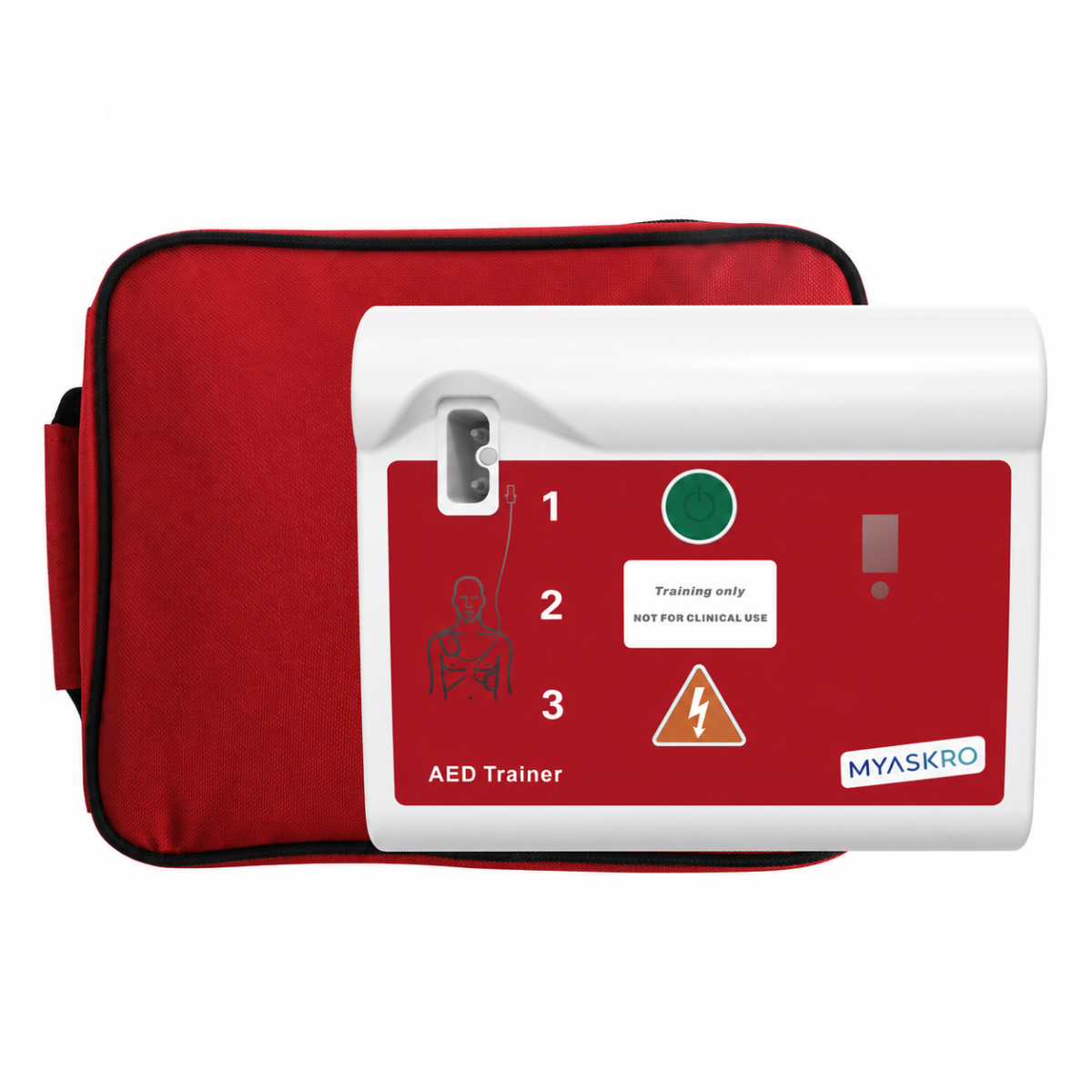MYASKRO XFT-120C AED Trainer with Remote Control – Adult & Child Pads