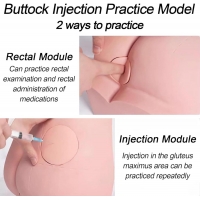 Buttock Injection Training Model – Realistic Medical Simulation Manikin for Nursing and Healthcare Training (CE Certified) - Myaskro