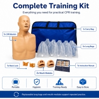 PractiMan CPR Manikin (Advanced) – Dual Mode Infant/Adult | Latex-Free | EU Certified | Made in Spain