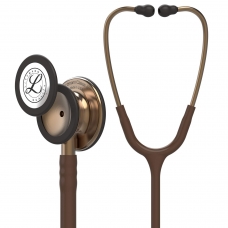 3M Littmann Classic III Stethoscope - Sleek Copper Finish with Rich Chocolate Tube, 27-inch - Model 5809 for Precise Monitoring