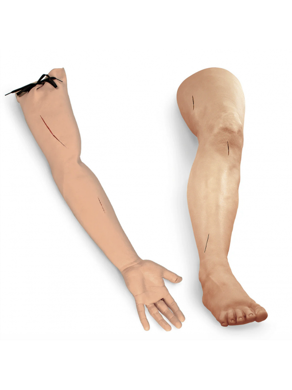 Suture & Stapling Practice Arm & Leg Training Model Bundle - Myaskro