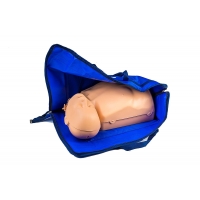 Practiman CPR Manikin (Advanced) Dual Mode Infant/Adult With 2 Mouth Modules, 5 Lung Bags And CPR Carry Bag - Premium Quality