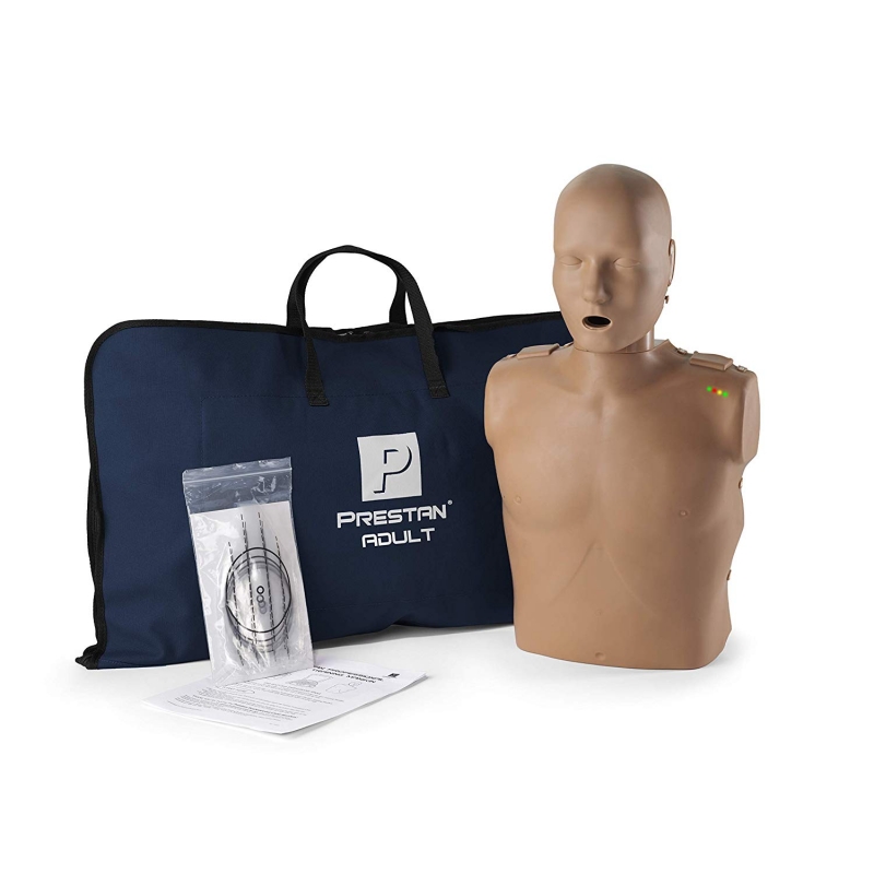 Prestan Professional Adult Dark Skin Training Manikin with CPR Monitor